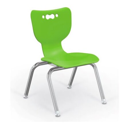 Mooreco Balt Hierarchy 12 Plastic Classroom Chair - Set of 5 - Green 53312-5-GREEN